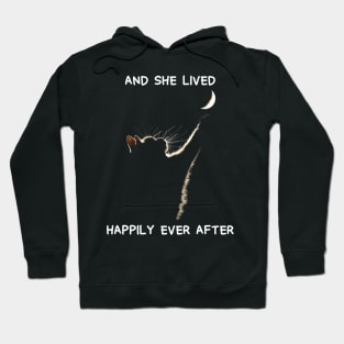 And She Lived Happily Ever After Cat Lover Hoodie